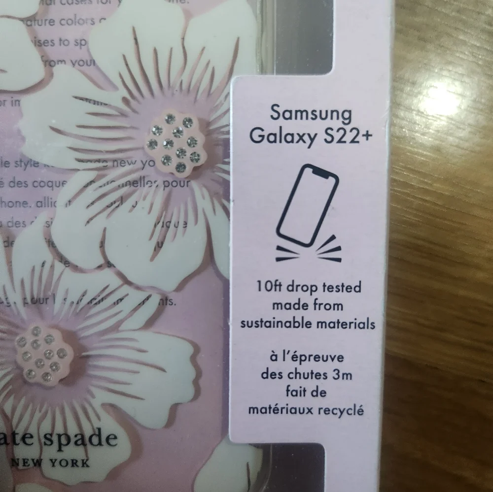 Samsung Galaxy S22+ Case - Pink Floral Design